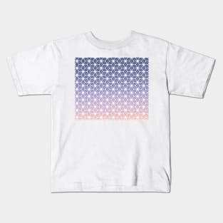 Geometric sunset pattern Kids T-Shirt